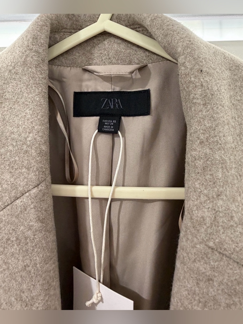 Zara Soft Oversize Coat - Picture 3 of 4